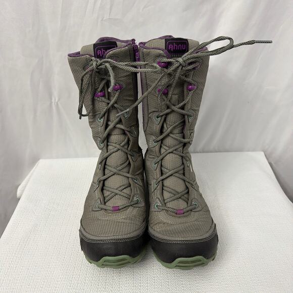 Ahnu Winter Boots Womens Size 9 Sugar Bowl Northridge Vibram Gray Waterproof - Picture 3 of 15
